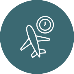 Flight time icon