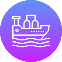 Oil shipping icon