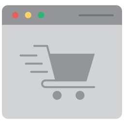 Online shopping icon