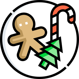 Christmas cookie icon