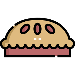Пирог с орехами иконка