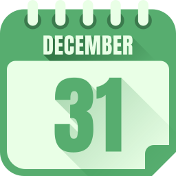 31 dicembre icona