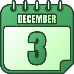 3 december icoon