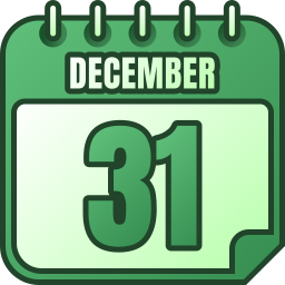 31 dicembre icona