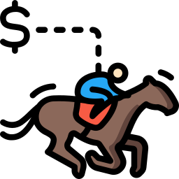 Скаковая лошадь иконка