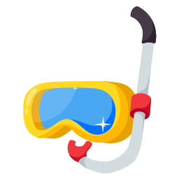 snorkelen icoon