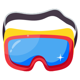 Swimming glasses icon