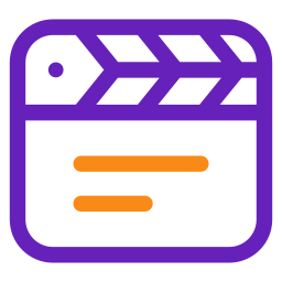 Clapperboard icon