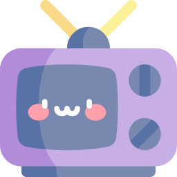 vecchio televisore icona