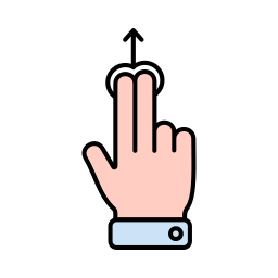 위로 스와이프 icon