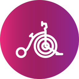 rower cyrkowy ikona