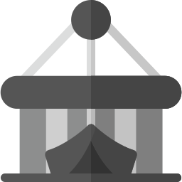 Цирковая палатка иконка