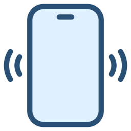 vibrations du téléphone Icône