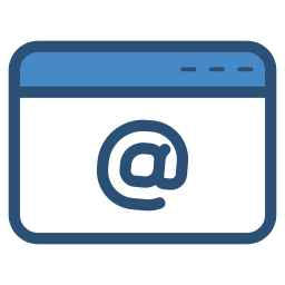 dirección de correo electrónico icono