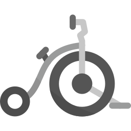 bicicleta de circo icono