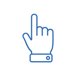 Hand gesture icon