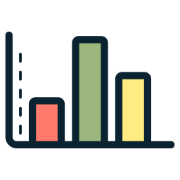 gráfico de barras icono