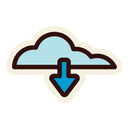 cloud herunterladen icon