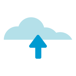 cloud hochladen icon