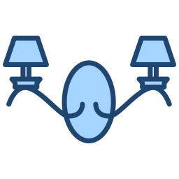 Винтажная лампа иконка