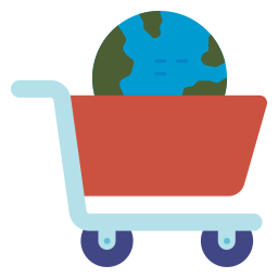 Global shopping icon