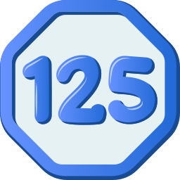 125 icoon