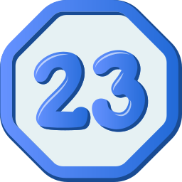 Twenty three icon