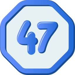 Forty seven icon