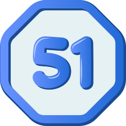 Fifty one icon