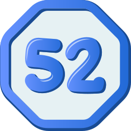Fifty two icon