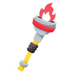 Torch fire icon
