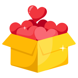 Charity box icon