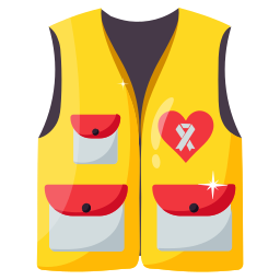 gilet de sécurité Icône