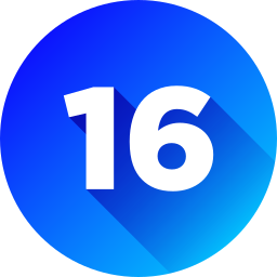 número 16 Ícone