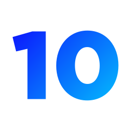 numero 10 icono