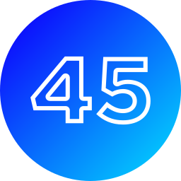 Forty five icon