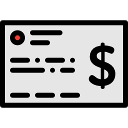 Cheque icon