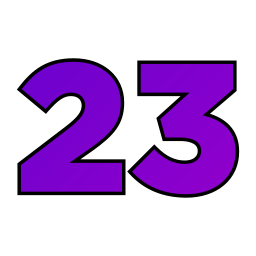 Number 23 icon