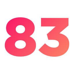 número 83 Ícone