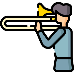 trombone contralto icona