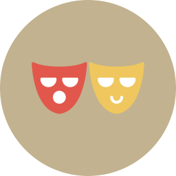 Theater masks icon