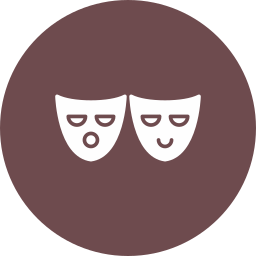 masques de théâtre Icône