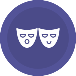 Theater masks icon