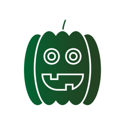 halloween-pompoen icoon