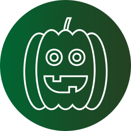 halloween-pompoen icoon