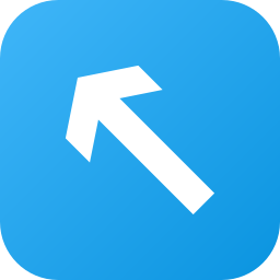 Up left arrow icon