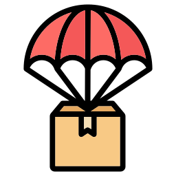 Drop shipping icon