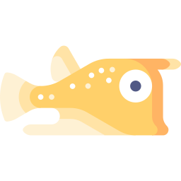 pesce mucca icona