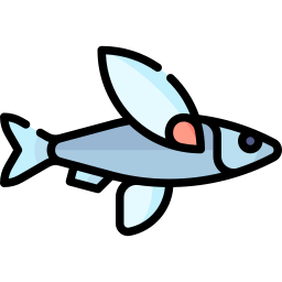 Летучая рыба иконка