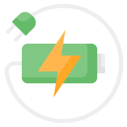 Charging battery icon